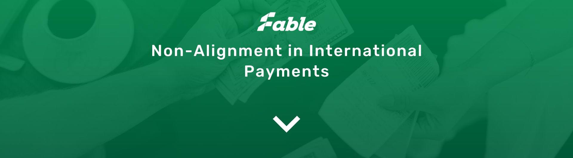 Non-Alignment Movement in International Payments